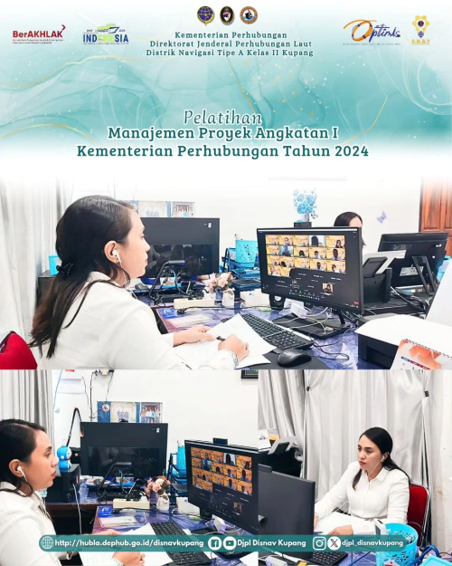 Pelatihan Manajemen Proyek Angkatan I Kementerian Perhubungan Perhubungan Tahun 2024