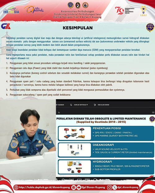 Diskusi terkait Peralatan Survey dan Pemetaan