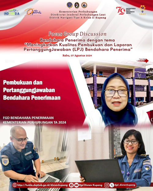 ocus Group Discussion Bendahara Penerima dengan tema "Meningkatkan Kualitas Pembukuan dan Laporan PertanggungJawaban (LPJ) Bendahara Penerima".