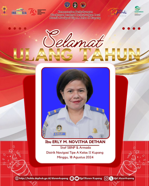 Selamat Ulang Tahun Kepada Ibu Erly M. Novitha Dethan Staf SBNP & Armada
