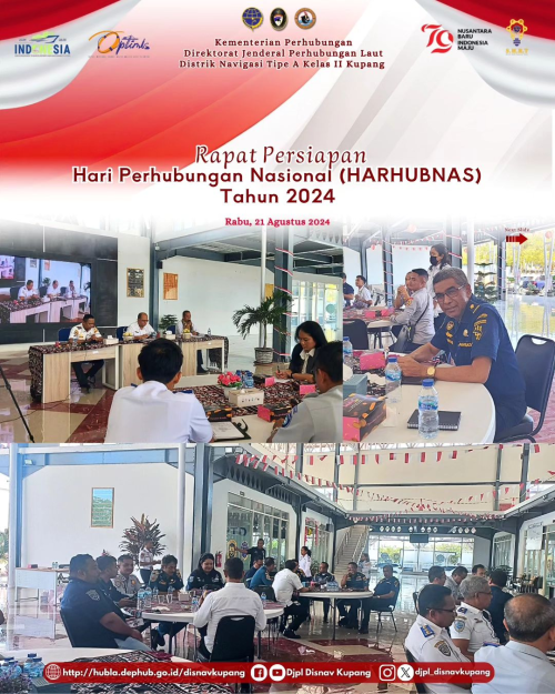 Rapat Persiapan Hari Perhubungan Nasional (HARHUBNAS) Tahun 2024