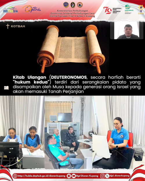 Ibadah Oikumene Kementerian Perhubungan yang di Pimpin oleh Bapak Pdt. Anry Krismanto Nababan, M.Th., M.Pd.K.