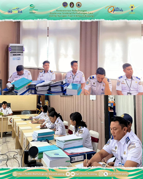 Rapat Persiapan Persiapan Hari Perhubungan Nasional (HARHUBNAS) & Hari Menara Suar Tahun 2024 di Lingkungan Kantor Distrik Navigasi Tipe A Kelas II Kupang
