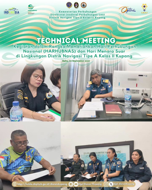 Technical Meeting sebagai bentuk persiapan dengan mengkoordinasikan semua anggota terkait hal yg akan di persiapkan selama kegiatan berlangsung.