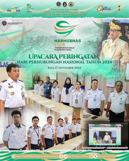 Upacara Peringatan Hari Perhubungan Nasional (HARHUBNAS) Tahun 2024