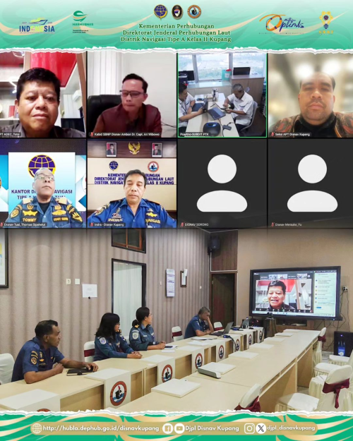 Rapat Koordinasi Persiapan Kunjungan Lapangan Tim Direktorat Kenavigasian Terkait Studi Penyusunan Rencana Pembangunan Kenavigasian Wilayah Timur