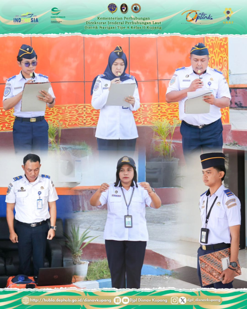Giat Rutin Apel Pagi dan Penutupan Rangkaian Kegiatan Memperingati HARHUBNAS Tahun 2024 dan Hari Menara Suar Ke-10 Tahun 2024