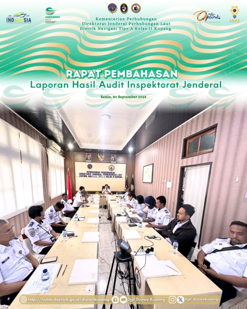 Rapat Pembahasan Laporan Hasil Audit Inspektorat Jenderal