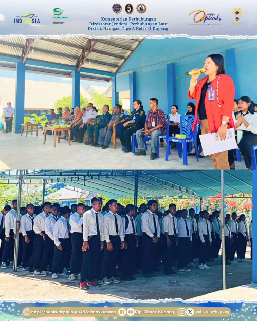 Pembukaan Diklat Pemberdayaan Masyarakat/DPM (BST,AFF,SAT) yang diselenggarakan oleh SMK Negeri 7 Kupang bekerja sama dengan Politeknik Pelayaran Surabaya.