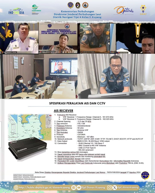 Percepatan dan Sosialisasi Surat Edaran Terkait Kewajiban Pemasangan AIS Receiver, VHCev, dan CCTV