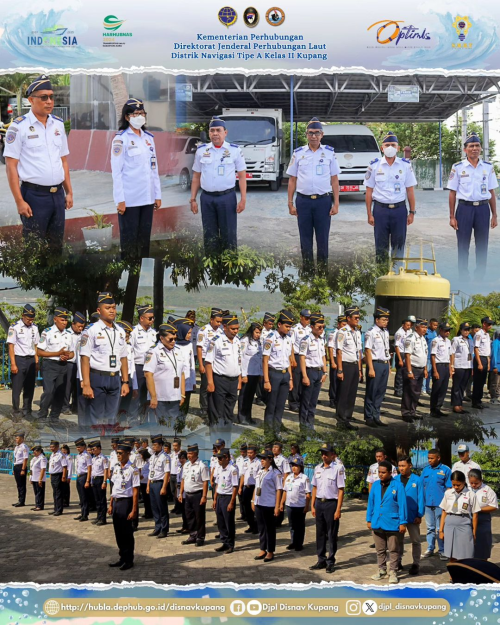 Giat Rutin Apel Pagi dan Penyerahan Surat Keputusan Pemberian Pemberhentian dan Pemberian Pensiun Janda pada Ibu Voldy Lolita Lian Istri Alm. Bapak Daud J. Ratu Kadja