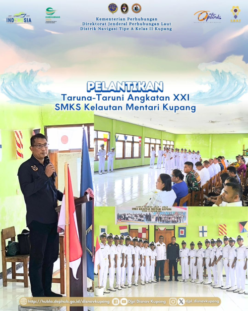 Pelantikan Taruna-Taruni Angkatan XXI SMKS Kelautan Mentari Kupang