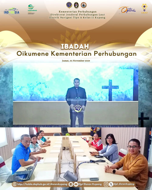 Ibadah Oikumene Kementerian Perhubungan yang di Pimpin oleh Bapak Pdt. Ferdinand Hutabarat dengan mengangkat tema "Full Of Joy" (Mazmur 16:11)