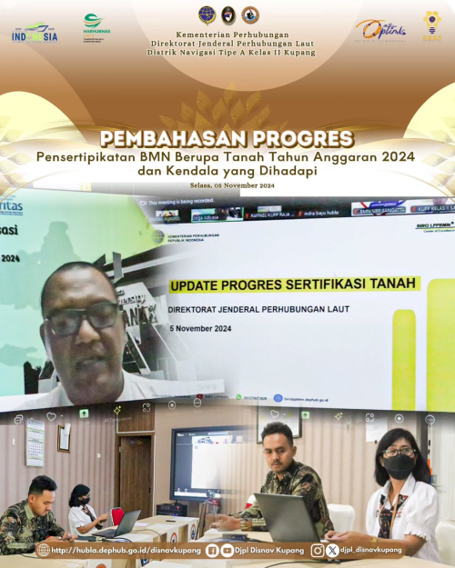 Rapat Pembahasan Pensertipikatan BMN Berupa Tanah Tahun Anggaran 2024 dan Kendala yang Dihadapi.