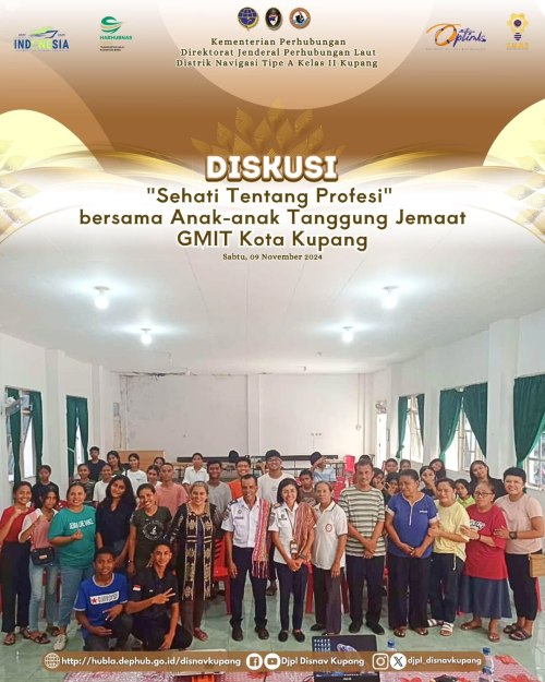 Diskusi Sehati Tentang Profesi bersama anak-anak Tanggung yang diselenggarakan oleh UPP PAR bertempat di Ruang Kebaktian Jemaat GMIT Kota Kupang