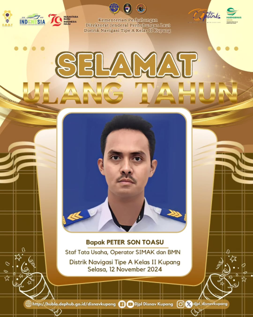 Selamat Ulang Tahun Kepada Bapak Peter Son Toasu