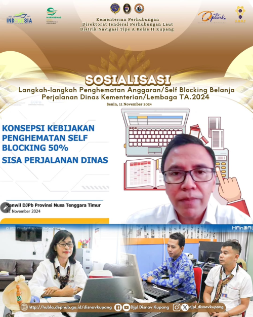 Sosialisasi Langkah-langkah Penghematan Anggaran/Self Blocking Belanja Perjalanan Dinas Kementerian/Lembaga TA.2024