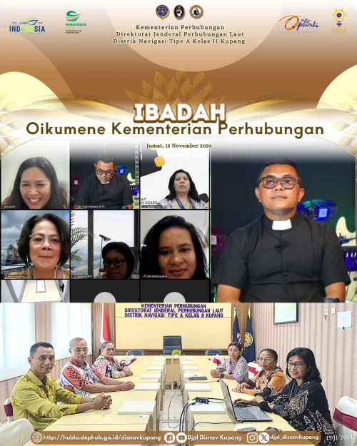 Ibadah Oikumene Kementerian Perhubungan yang di Pimpin oleh Bapak Pdt. TORKIS Nababan, M.Th.