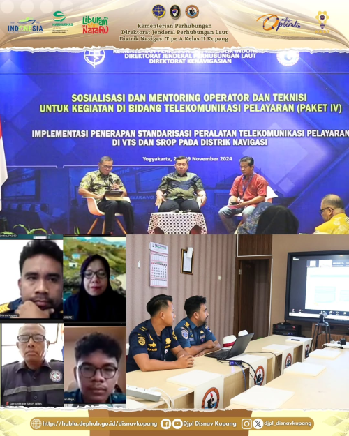 Sosialisasi dan Mentoring Operator dan Teknisi untuk Kegiatan di Bidang Telekomunikasi Pelayaran (Paket IV).