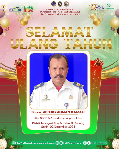 Selamat Ulang Tahun Kepada Bapak Abdurrahman