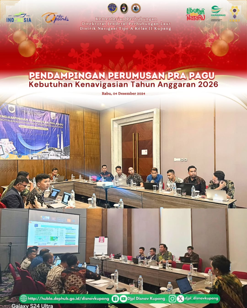 Pendampingan Perumusan Pra Pagu Kebutuhan Kenavigasian Tahun Anggaran 2026