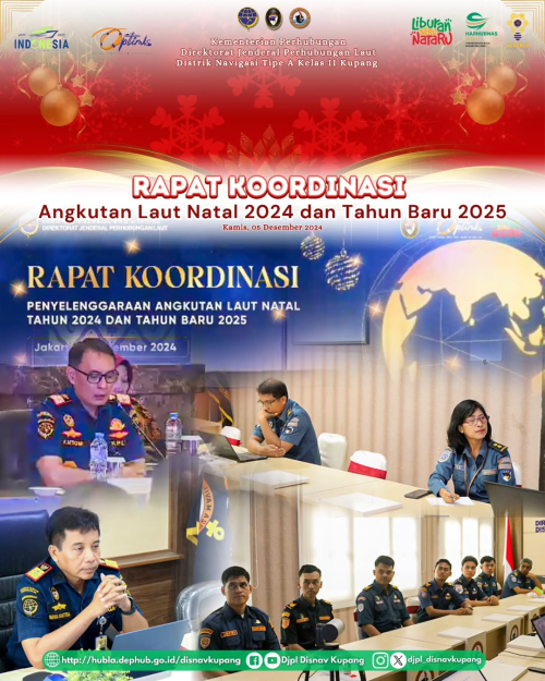 Rapat Koordinasi Angkutan Laut Natal 2024 dan Tahun Baru 2025
