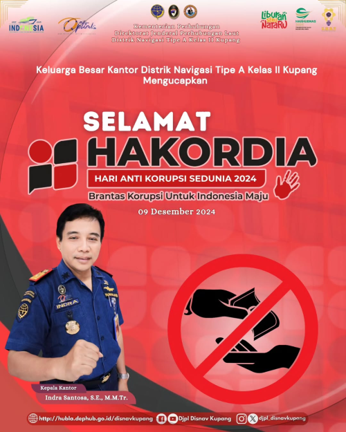 Selamat Hari Anti Korupsi Sedunia (HAKORDIA)