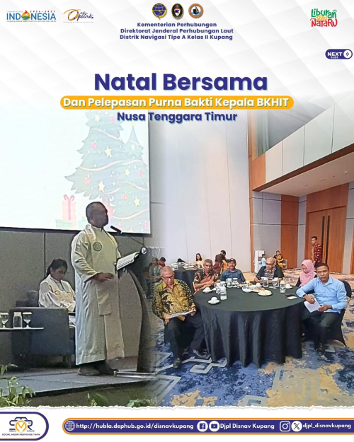 Natal Bersama dengan Pelepasan Purna Bakti Kepala BKHIT NTT