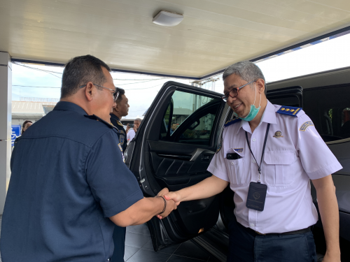 Kedatangan Kepala Biro SDM dan Organisasi Kementerian Perhubungan, PLH Sesditjen Perhubungan Laut dan Tim Teknis PANRB ke Navigasi Samarinda