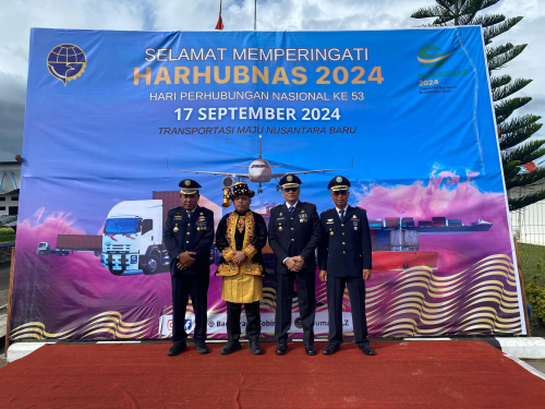 Upacara Gabungan Harhubnas ke 53