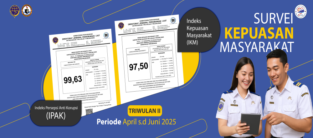 SURVEI KEPUASAN MASYARAKAT TRIWULAN II TAHUN 2025 DISTRIK NAVIGASI TIPE A KELAS II TANJUNG EMAS