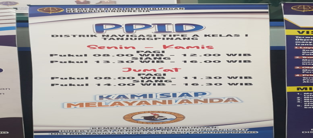 JADWAL PELAYANAN PPID