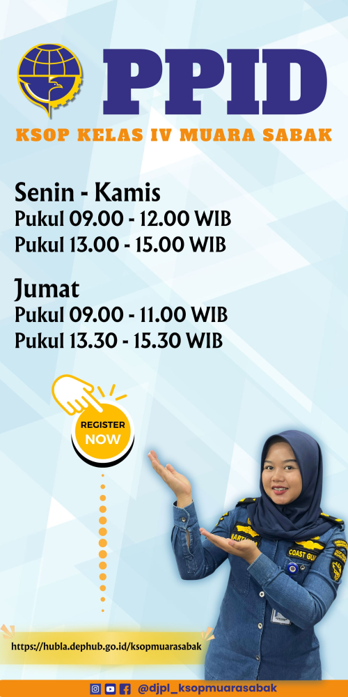 JAM PELAYANAN PERMOHONAN INFORMASI PUBLIK