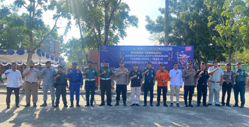 Apel Pembukaan Posko Terpadu Angkutan Laut Lebaran Tahun 2024 (1445 H) pada Pelabuhan Pangkal Balam.