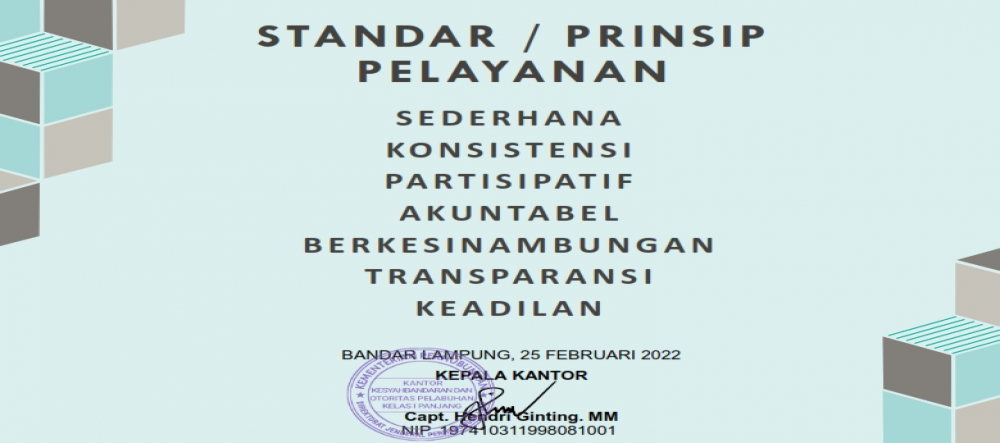 PRINSIP LAYANAN