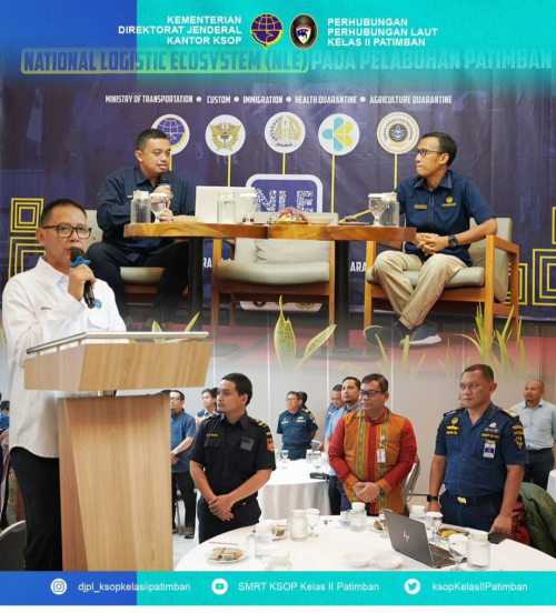 SOSIALISASI DAN DEKLARASI PENERAPAN NATIONAL LOGISTIC ECOSYSTEM (NLE) PASA PELABUHAN PATIMBAN