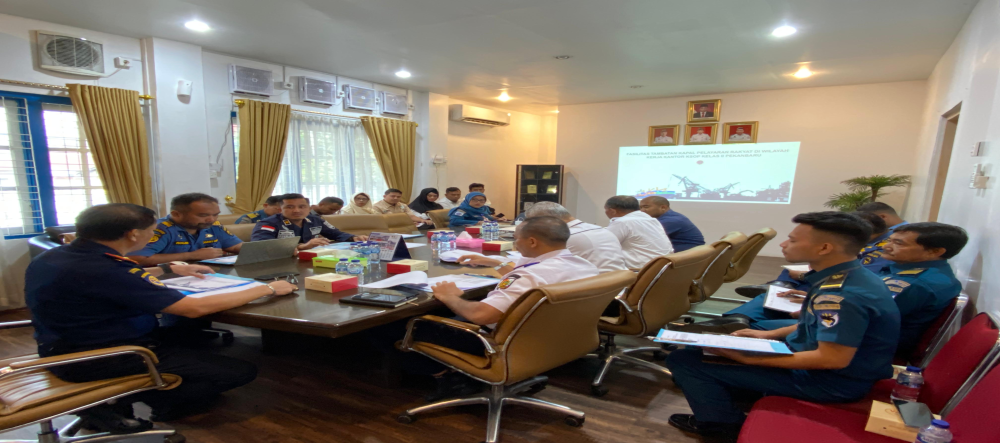 Rapat Koordinasi Tambatan Kapal Pelayaran Rakyat Di Wilayah Kerja Kantor KSOP Kelas II Pekanbaru