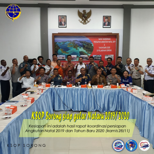 Rapat persiapan Angkutan Laut Natal 2019 Dan Tahun baru 2020