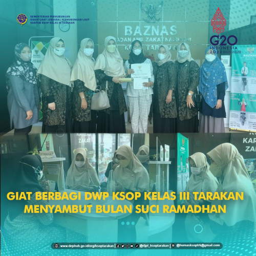 Giat Berbagi DWP KSOP Kelas III Tarakan Menyambut Bulan Suci Ramadhan