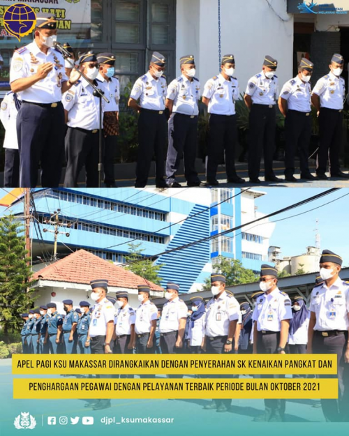 Penyerahan SK Kenaikan Pangkat dan Penghargaan  Pegawai