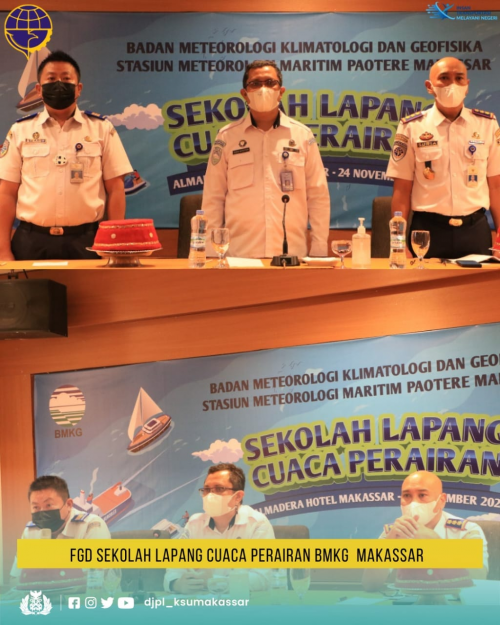FGD Sekolah Lapang Cuaca Perairan BMKG Makassar