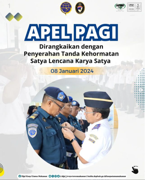 Apel Pagi Awal Tahun 2024