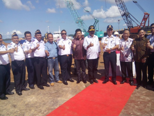 HUBLA DIRECTOR OFFICIALLY LAUNCHES LAUNCH 2 KAPAL KENAVIGASIAN, BATAM JULY 16 2016
