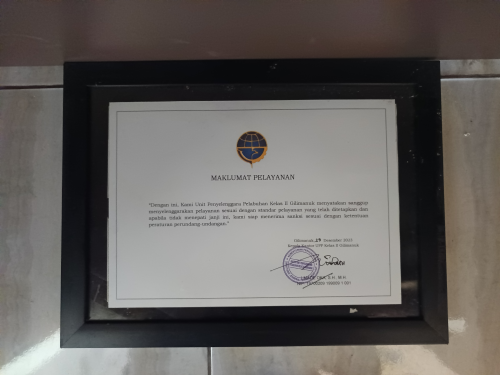 Maklumat Pelayanan