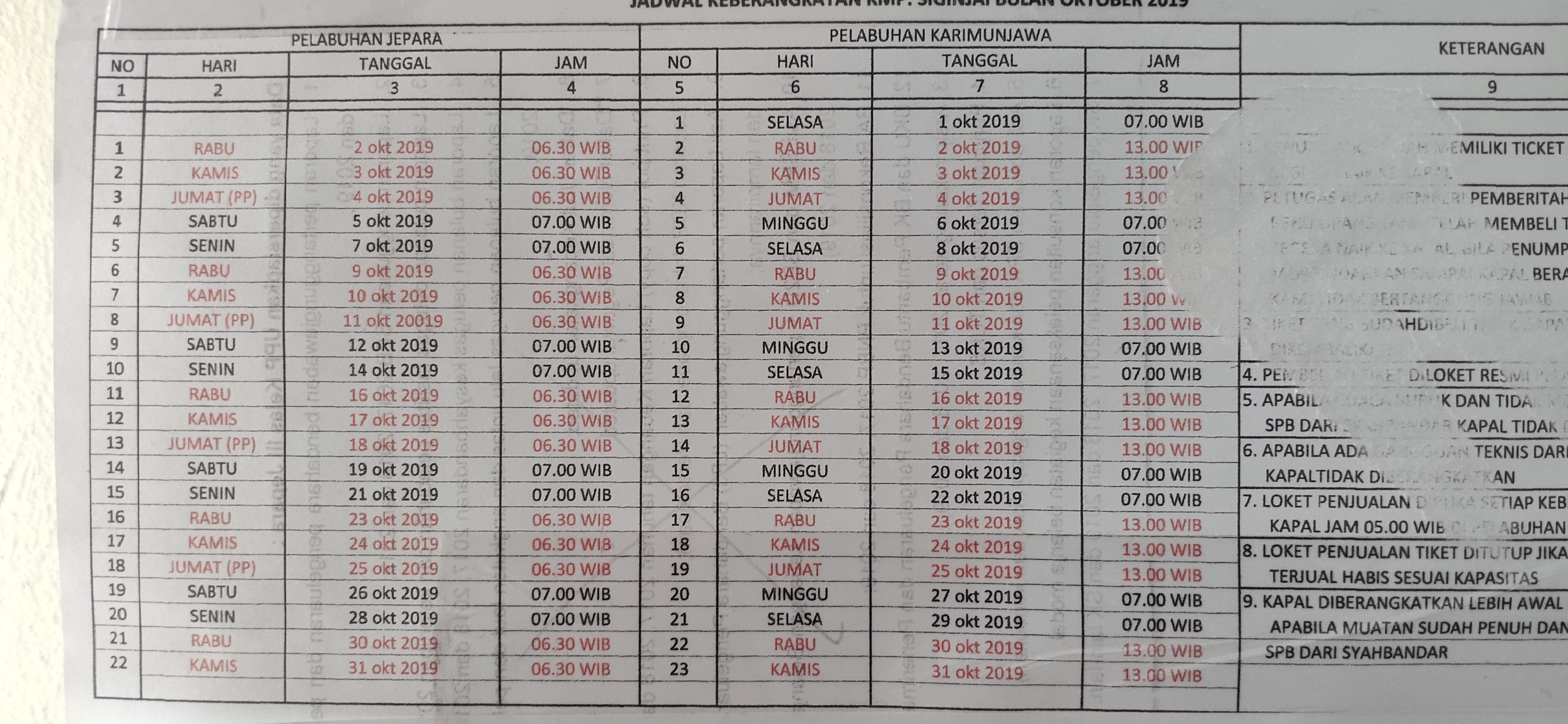 Jam Pelayanan 08.00 - 16.00 WIB
