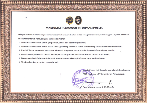 MAKLUMAT PELAYANAN INFORMASI PUBLIK