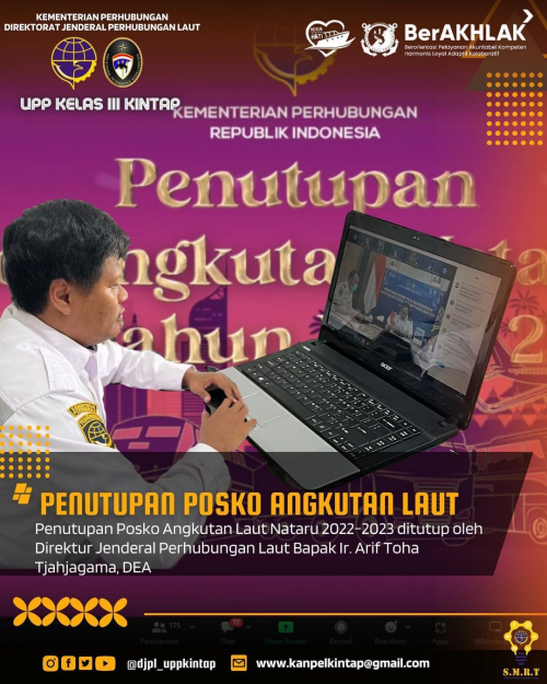 PENUTUPAN POSKO ANGKUTAN LAUT