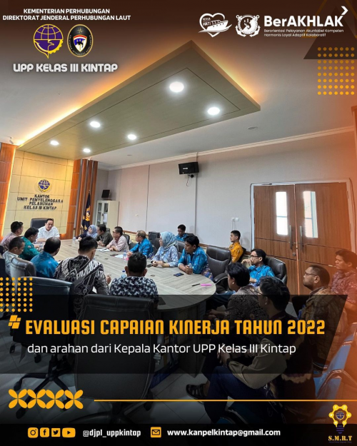EVALUASI CAPAIAN KINERJA TAHUN 2022