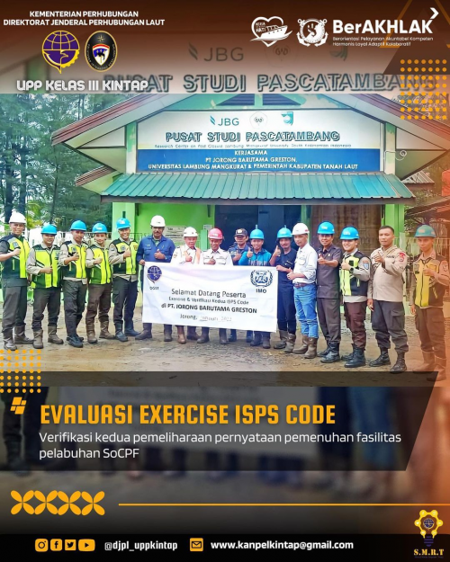EVALUASI EXERCISE ISPS CODE