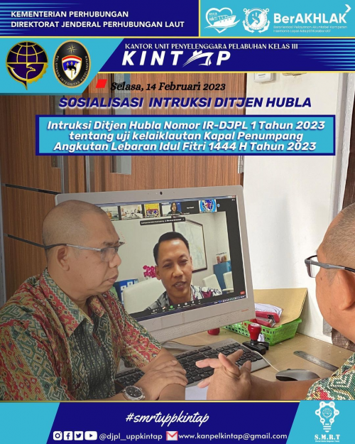 SOSIALISASI INTRUKSI DITJEN HUBLA